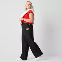 JCPenney x HARIBO Womens Juniors Plus High Rise Straight Pull-On Pants