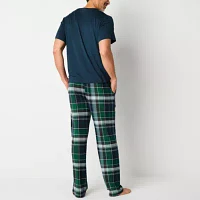 Ande Mens Crew Neck Short Sleeve 2-pc. Pant Pajama Set