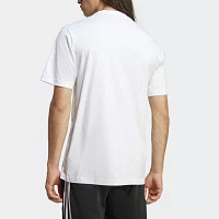 adidas Mens Crew Neck Short Sleeve Graphic T-Shirt