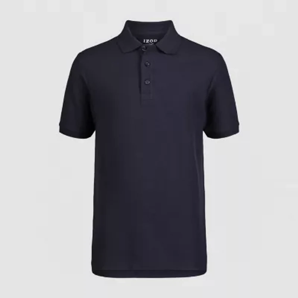 IZOD Little & Big Boys Adaptive Short Sleeve Polo Shirt