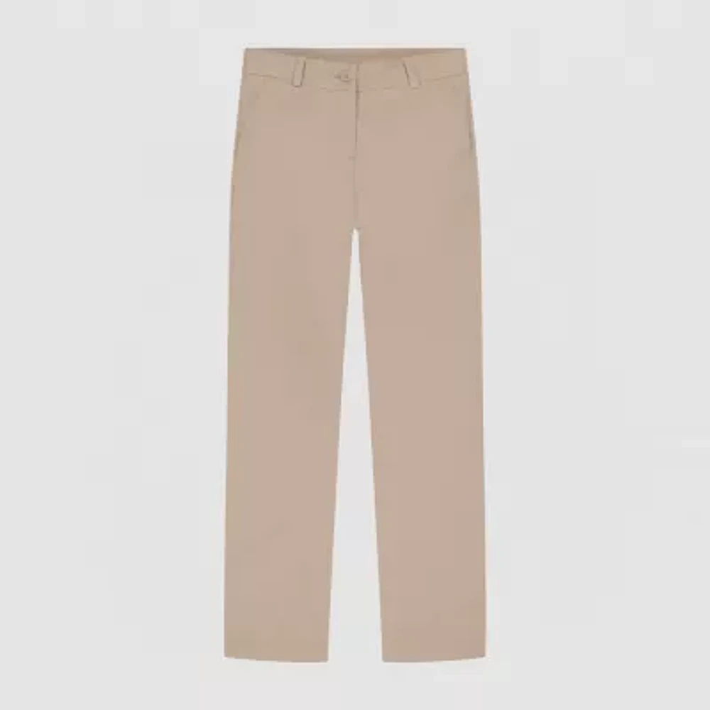 IZOD Little & Big Girls Wide Leg Flat Front Pant