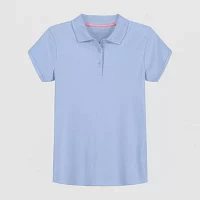 IZOD Little & Big Girls Short Sleeve Polo Shirt