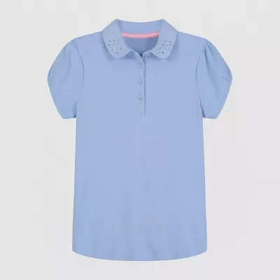 IZOD Little & Big Girls Short Sleeve Stretch Polo Shirt