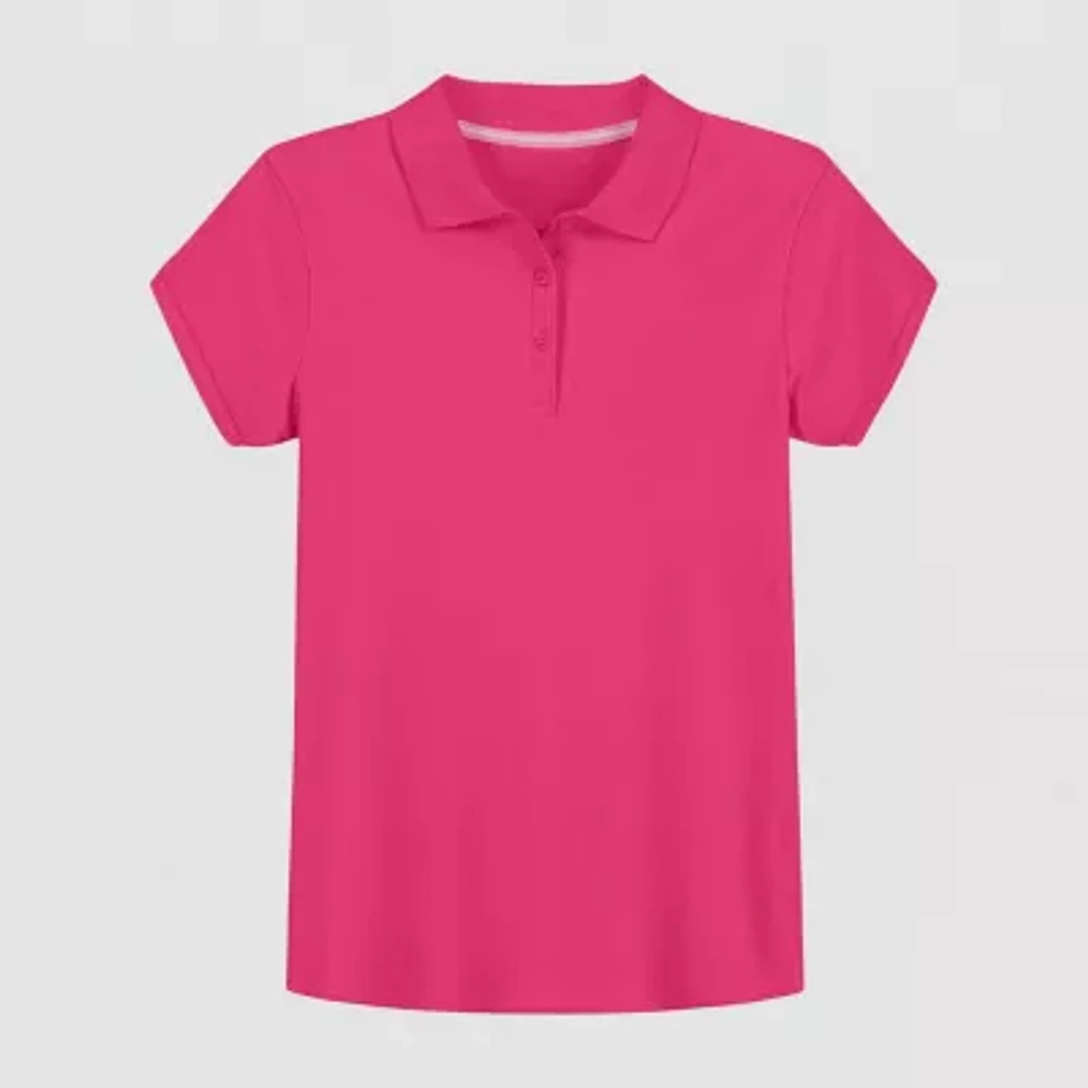 IZOD Little & Big Girls Short Sleeve Polo Shirt