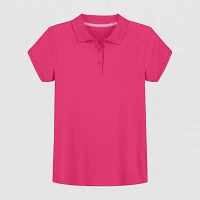IZOD Little & Big Girls Short Sleeve Polo Shirt