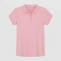 IZOD Little & Big Girls Short Sleeve Polo Shirt