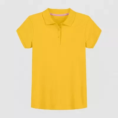 IZOD Little & Big Girls Short Sleeve Polo Shirt