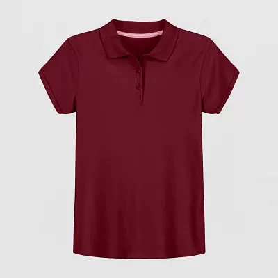 IZOD Little & Big Girls Short Sleeve Polo Shirt