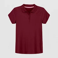 IZOD Little & Big Girls Short Sleeve Polo Shirt
