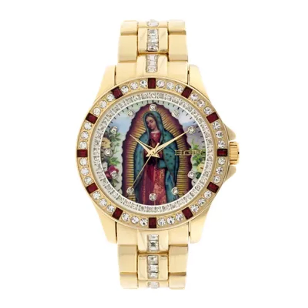 Elgin® Mens Our Lady of Guadalupe Watch