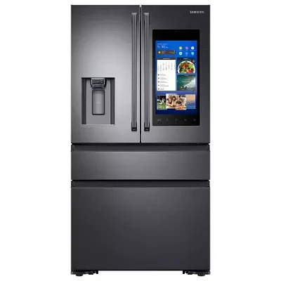 Samsung 22 cu. ft. Capacity Counter Depth 4-Door French Door Refrigerator with Family Hub™