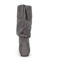 Journee Collection Womens Shelley Wide Calf Slouch Boots
