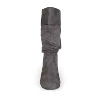 Journee Collection Womens Shelley Wide Calf Slouch Boots