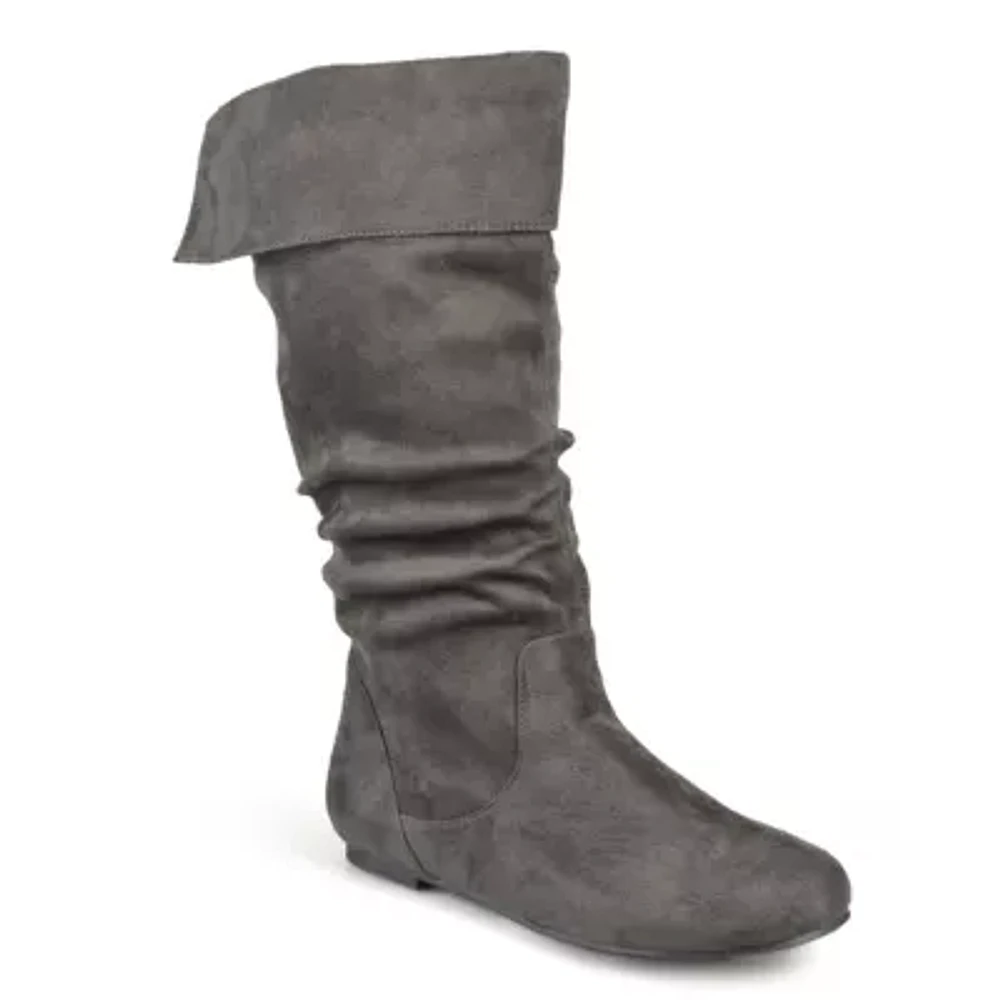Journee Collection Womens Shelley Wide Calf Slouch Boots