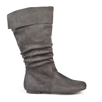 Journee Collection Womens Shelley Wide Calf Slouch Boots
