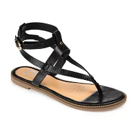 Journee Collection Womens Tangie Flat Sandals