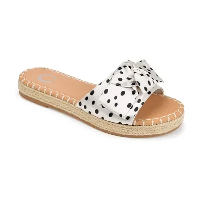 Journee Collection Womens Evva Flat Sandals