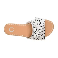 Journee Collection Womens Evva Flat Sandals