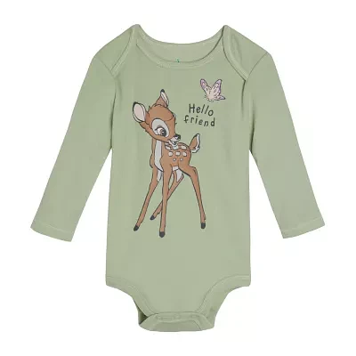 Baby Girls Long Sleeve Bambi Bodysuit