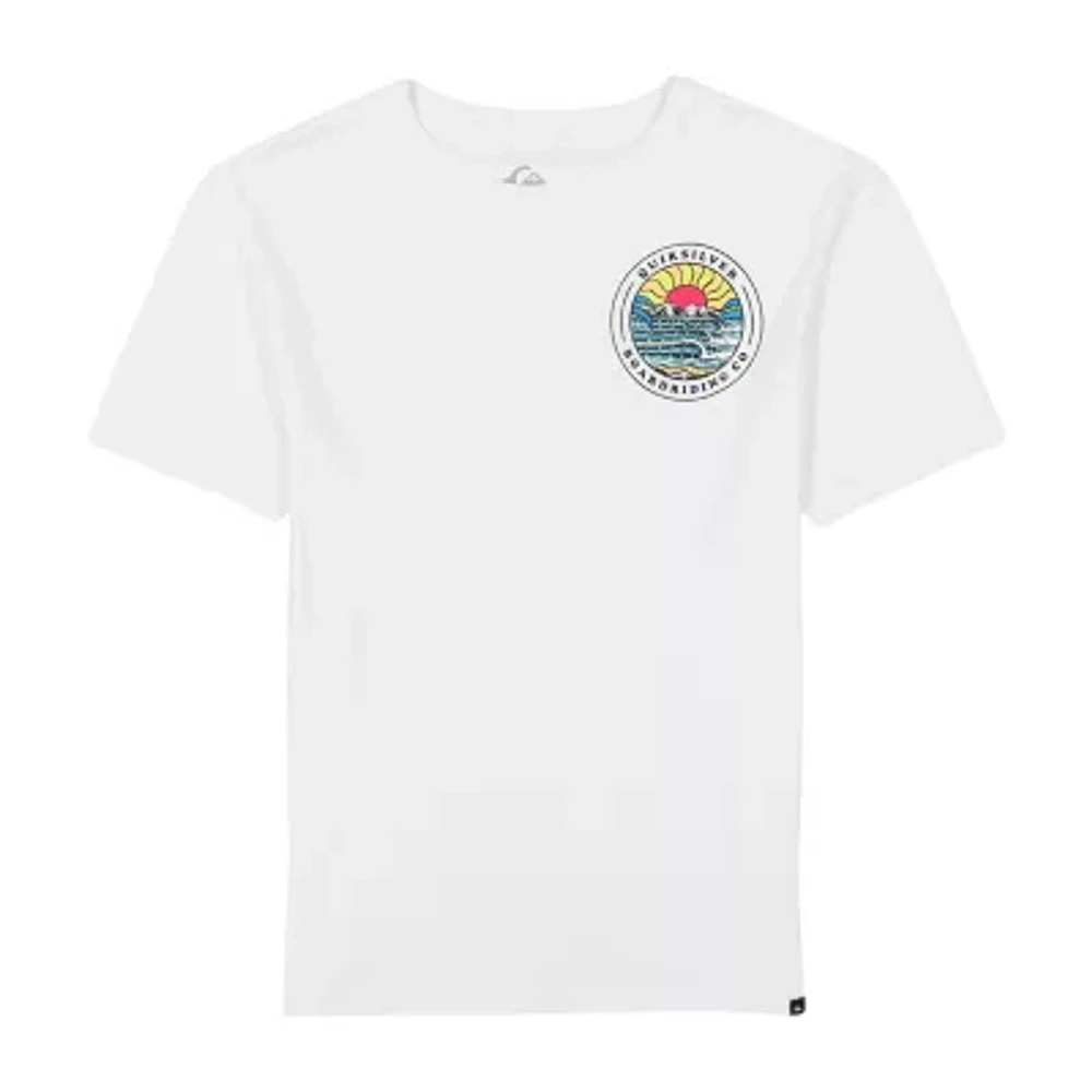 Quiksilver Big Boys Crew Neck Short Sleeve Graphic T-Shirt