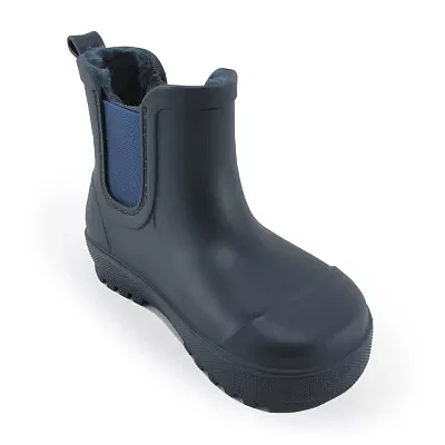 BEARPAW Toddler Chelsea Rain Boots with Faux-Fur Lining