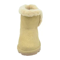 BEARPAW Toddler Julia Suede Boots with Faux-Fur