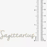 Sagittarius Womens 1/3 CT. T.W. Natural White Diamond 14K Gold Over Silver Pendant Necklaces