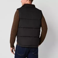 St. John's Bay Quilted Cargo Mens Puffer Vest