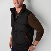 St. John's Bay Quilted Cargo Mens Puffer Vest