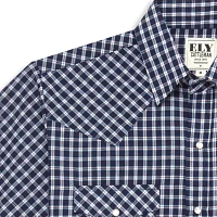 Ely Cattleman Classic Check Mens Short Sleeve Western Shirt