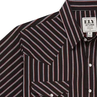 Ely Cattleman Stripe Mens Short Sleeve Western Shirt