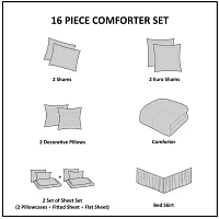 Madison Park Essentials Alexine 16-pc. Complete Bedding Set with Sheets