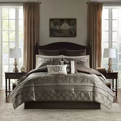 Madison Park Essentials Alexine 16-pc. Complete Bedding Set with Sheets