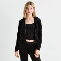 Juicy By Couture Lightweight Womens Juniors Casual Track Jacket