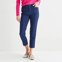 St. John's Bay Womens Skinny Fit Ankle Trouser