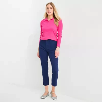 St. John's Bay Womens Skinny Fit Ankle Trouser