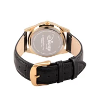 Disney Womens Gold Tone Glitz Mickey Mouse Strap Watch W002750