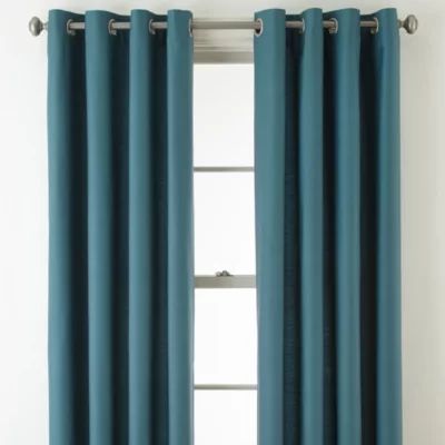 JCPenney Home Verona Light-Filtering Grommet Top Single Curtain Panel