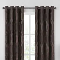 Eclipse Caprese Blackout Grommet Top Single Curtain Panel