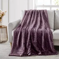 Modern Threads Faux Fur Gator Reversible Midweight Throw