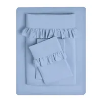 Swift Home Ultra Glam Soft Ruffle Hem Deep Pocket Sheet Set