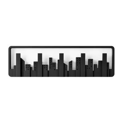 Umbra Black Modern Skyline Wall Hook