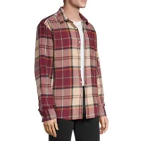 Arizona Mens Regular Fit Long Sleeve Flannel Shirt