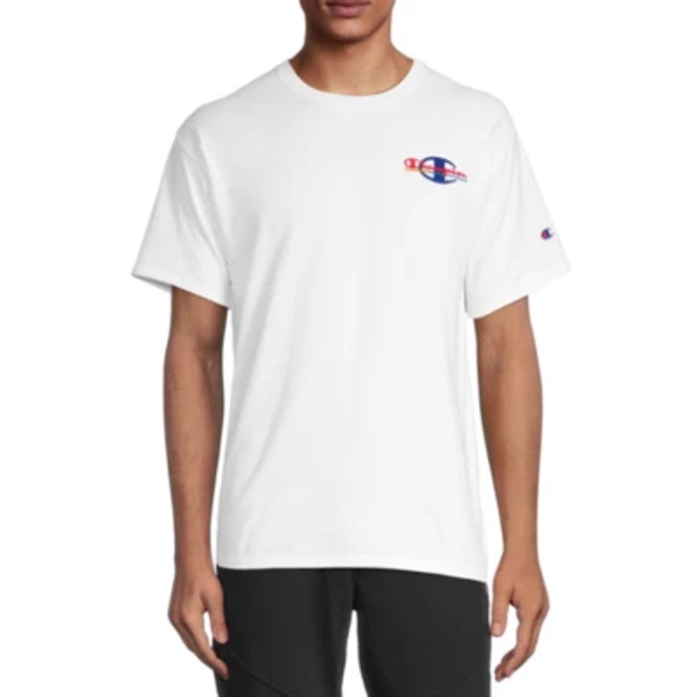 Champion Mens Hooded Short Sleeve Graphic T-Shirt