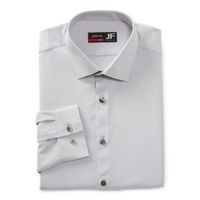 J. Ferrar Extra Tall Mens Regular Fit Easy Care Stretch Fabric Long Sleeve Dress Shirt