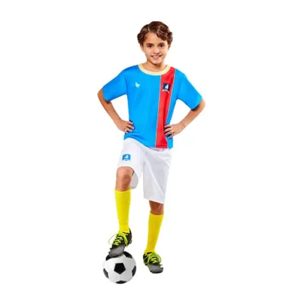 Little & Big  Boys Ted Lasso Afc Richmond Soccer Uniform 4-pc. Costume