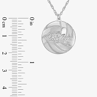 Womens 24K Gold Over Silver 18 Inch Pendant Necklace