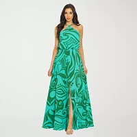 Premier Amour Womens Sleeveless Floral Maxi Dress