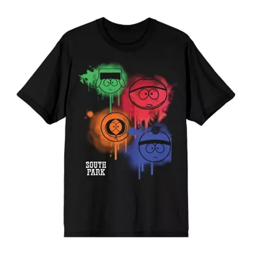 Mens Short Sleeve South Park Graphic T-Shirt