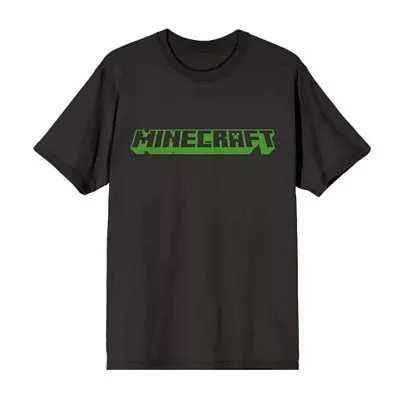 Mens Short Sleeve Minecraft Graphic T-Shirt